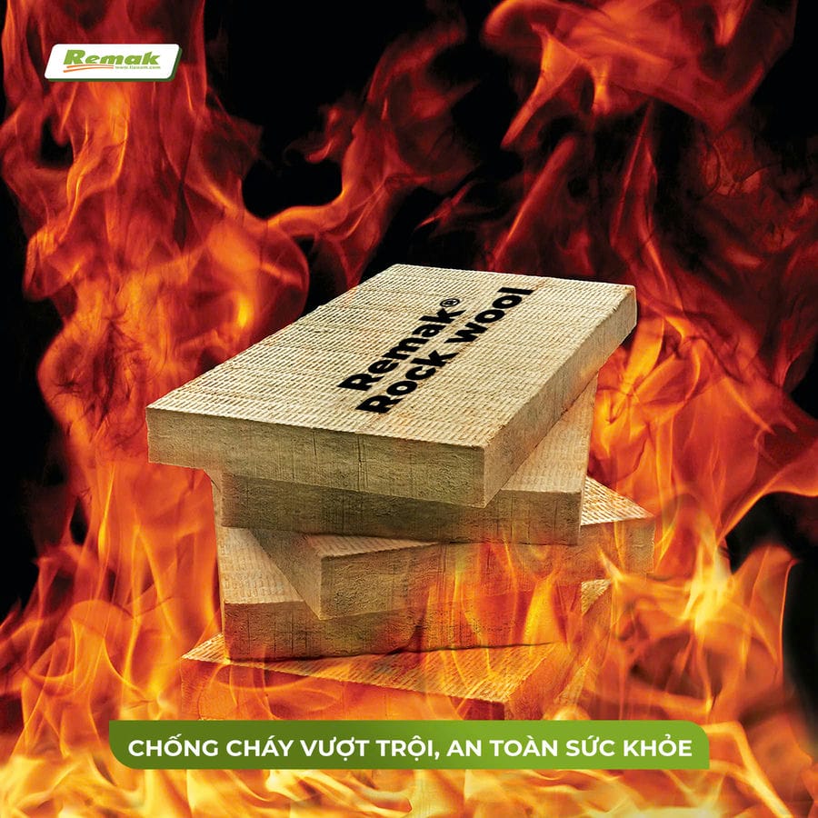 Bông khoáng Remak® Rock wool – "Lá chắn" đặc biệt bảo vệ tương lai cho ngành dầu khí 9 Bông chống cháy remak rock wool