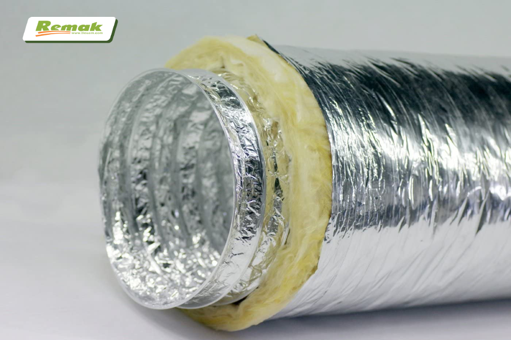 Tại sao các dự án nghìn tỉ lại tin dùng ống gió Remak? 9 Ống gió có bảo ôn bằng bông thủy tinh