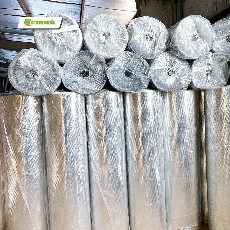 Túi khí cách nhiệt dùng cho kho lạnh có hiệu quả không? 6 Túi khí cách nhiệt Remak dạng cuộn, dễ cắt ghép và thi công