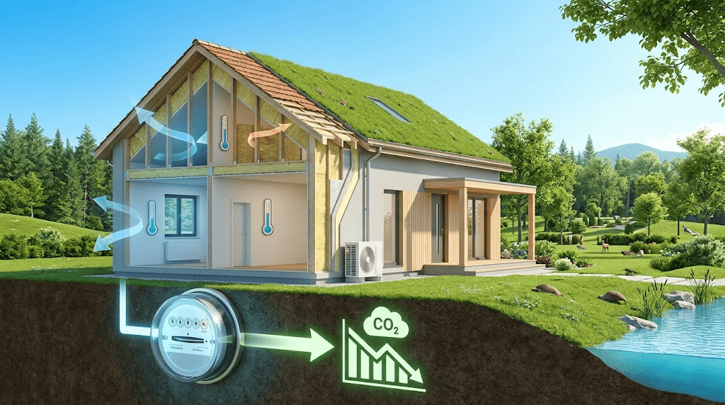 Tiết kiệm điện giảm phát thải CO2 nhờ vật liệu cách nhiệt nhà hướng Tây