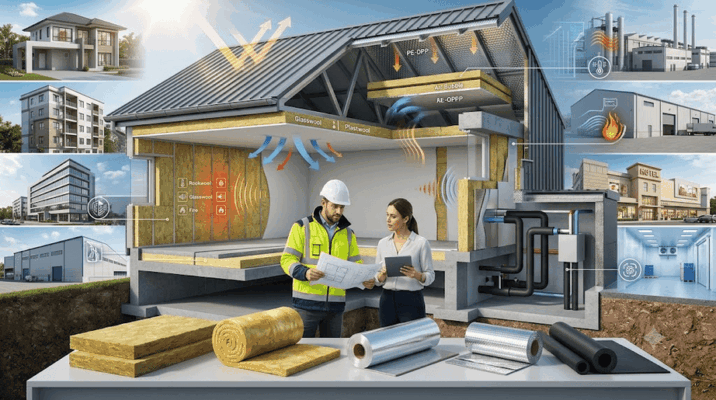 Remak - lựa chọn vật liệu cách âm, cách nhiệt cho từng công trình