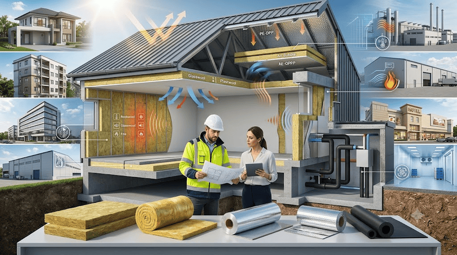 Remak - lựa chọn vật liệu cách âm, cách nhiệt cho từng công trình